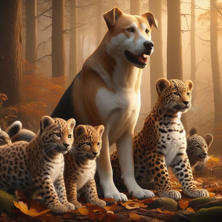 The Dog and the Leopard: A Forest Fable